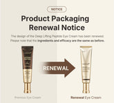 Medicube deep lifting peptide eye cream